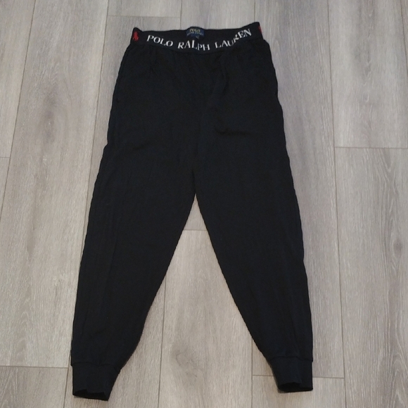 Polo by Ralph Lauren Black Jogger Sleepwear - Picture 2 of 8